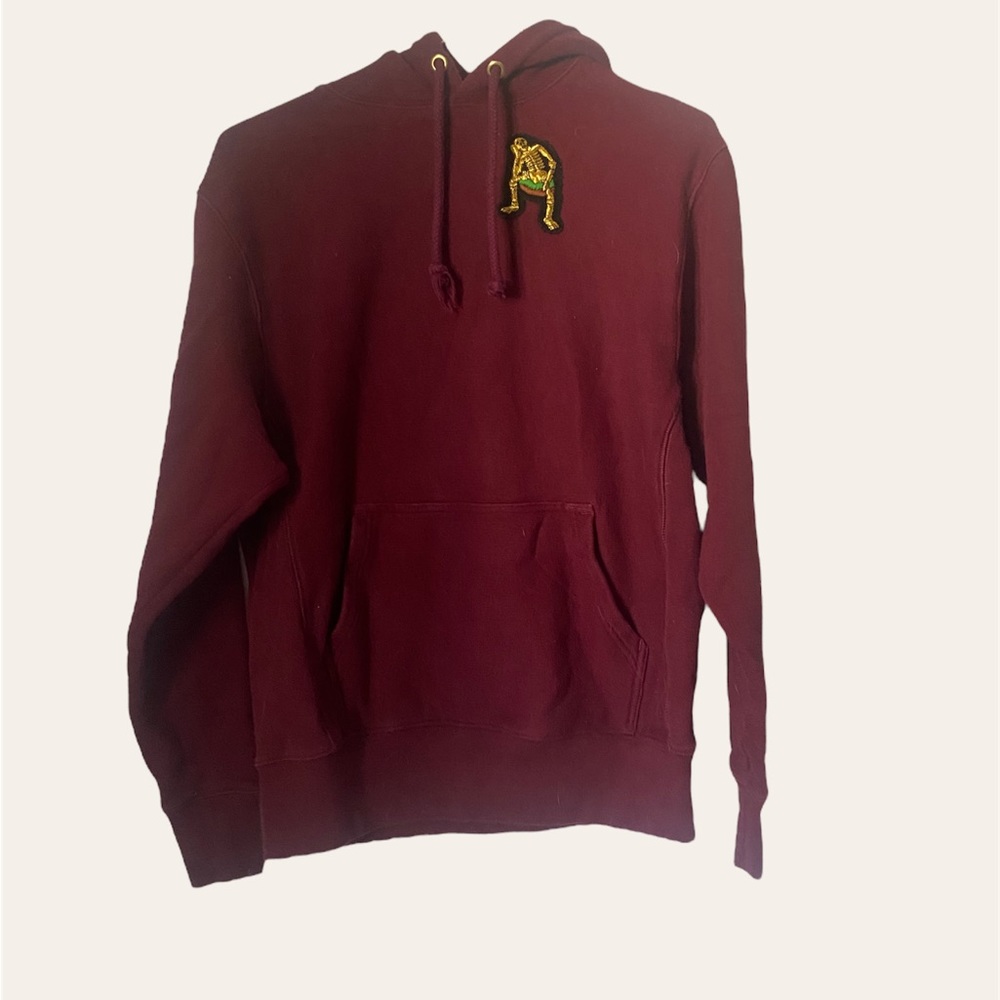 Rowing Blazers Skeleton Patch Hoodie - image 1